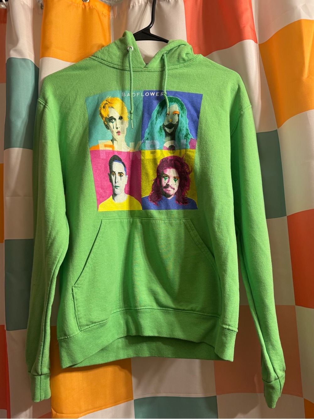 Badflower fukboi green hoodie